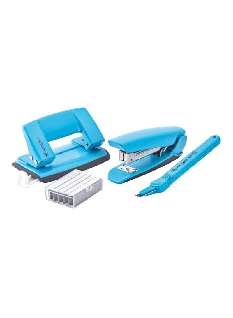 Kangaro طقم هدايا قرطاسية مكتبية مكون من 4 قطع بألوان متنوعة - Image 3