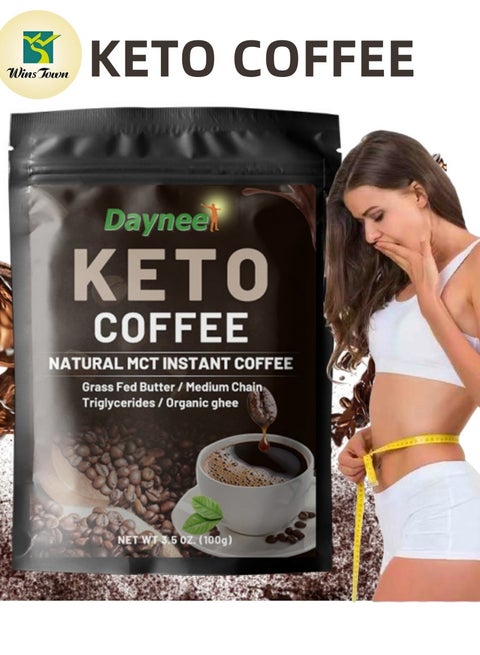 Slimming Keto Coffee | Customized MCT Oil + Grass-Fed Ghee, Precision Carb Control for Accelerated Fat Burning
