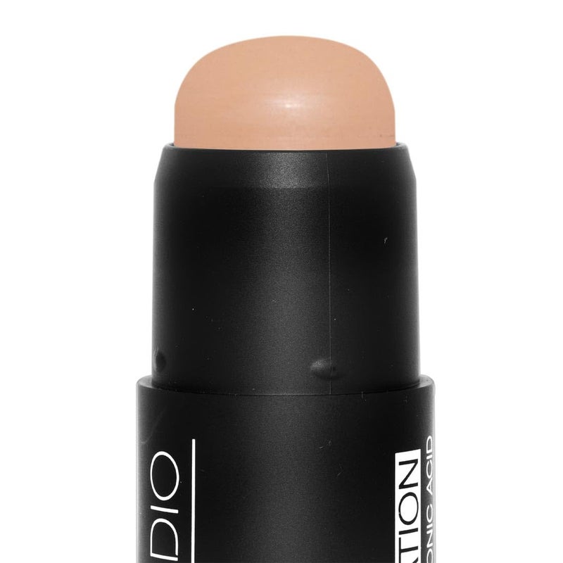 Palladio BUILD & BLEND Foundation Stick, Medium Coverage Buildable Contour Stick for Face, Ultra Blendable Creamy Formula for a Natural Shine Free Finish, Professional Makeup, 0.25 Ounce (Almond) - Image 3