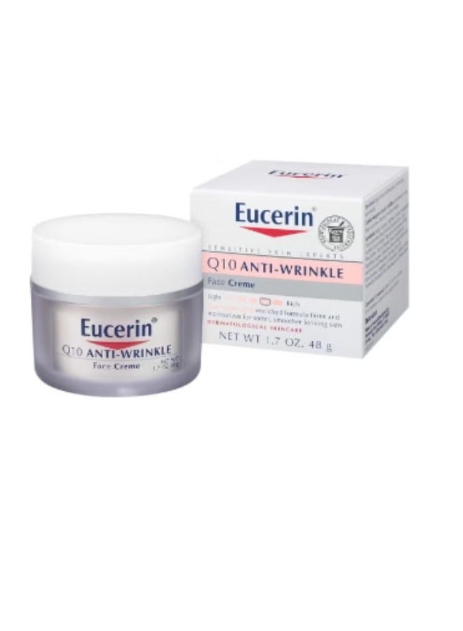 Eucerin Q10 Anti-Wrinkle Face Creme 48grams - Image 1