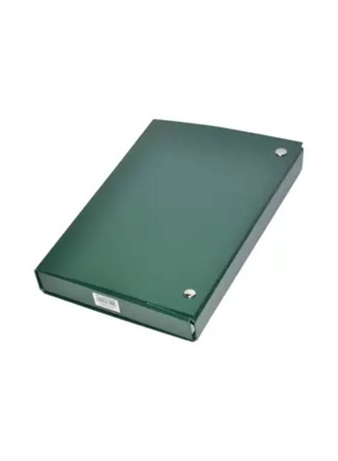 FIS Document Bags, Vinyl with Button, Green Color, F/S (210 x 330 mm) Size
