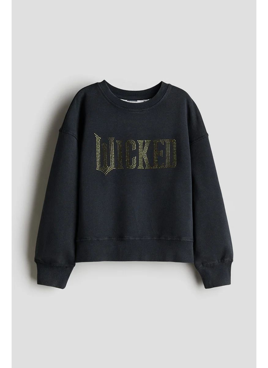 اتش اند ام Embellished Sweatshirt