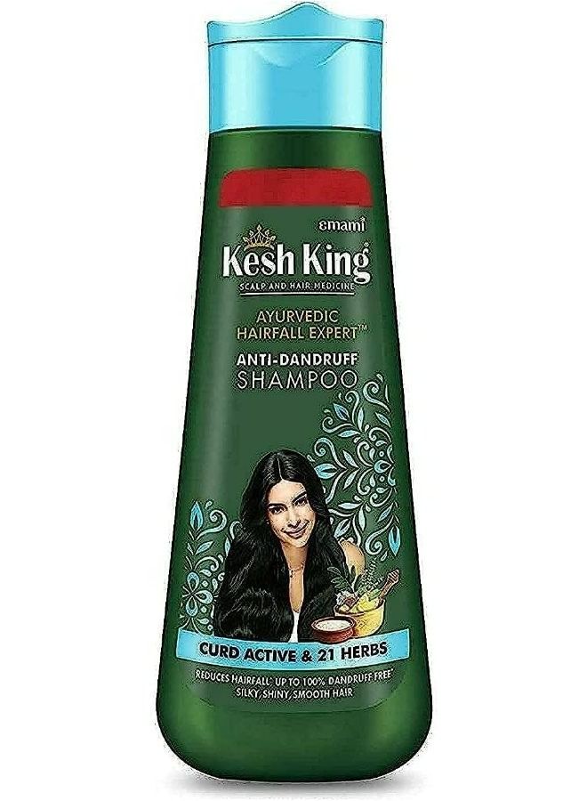 emami Kesh King Shampoo Anti-Dandruff Curd Active - 21 Herbs 200ml - Image 2