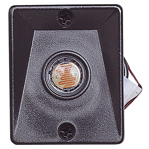 Design House Replacement Dusk to Dawn Sensor for Outdoor Pole Lights - Automatic On/Off Light Sensor for Outdoor Lighting – Steel Light Sensor, Black, Design House 502146 - Image 1