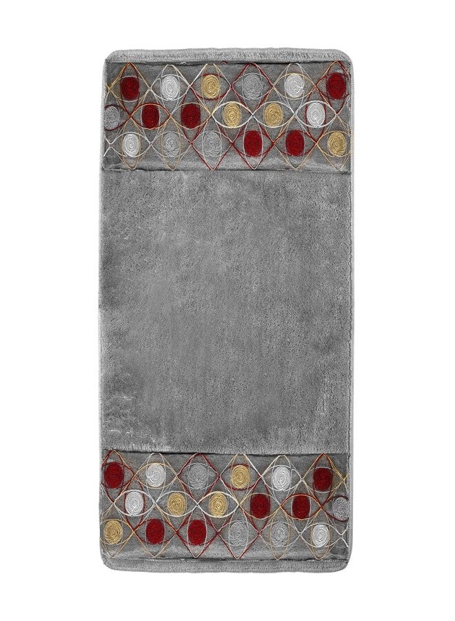Popular Bath Sedona Collection, Bathroom Rug, Grey - Image 1