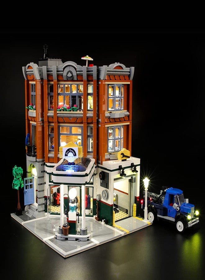 GEAMENT Bricks Light Kit for Creator Expert Corner Garage Building Blocks Model - Compatible with Lego 10264 (Model Set Not Included) - Image 1