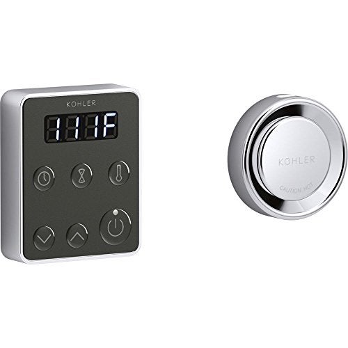 Kohler K-5557-CP Invigoration Series Steam Generator Control Kit, Polished Chrome - Image 1