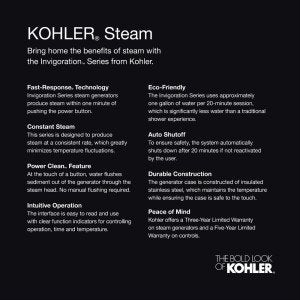 Kohler K-5557-CP Invigoration Series Steam Generator Control Kit, Polished Chrome - Image 4