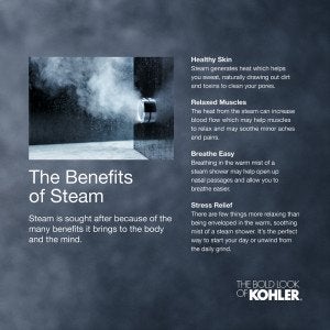 Kohler K-5557-CP Invigoration Series Steam Generator Control Kit, Polished Chrome - Image 3