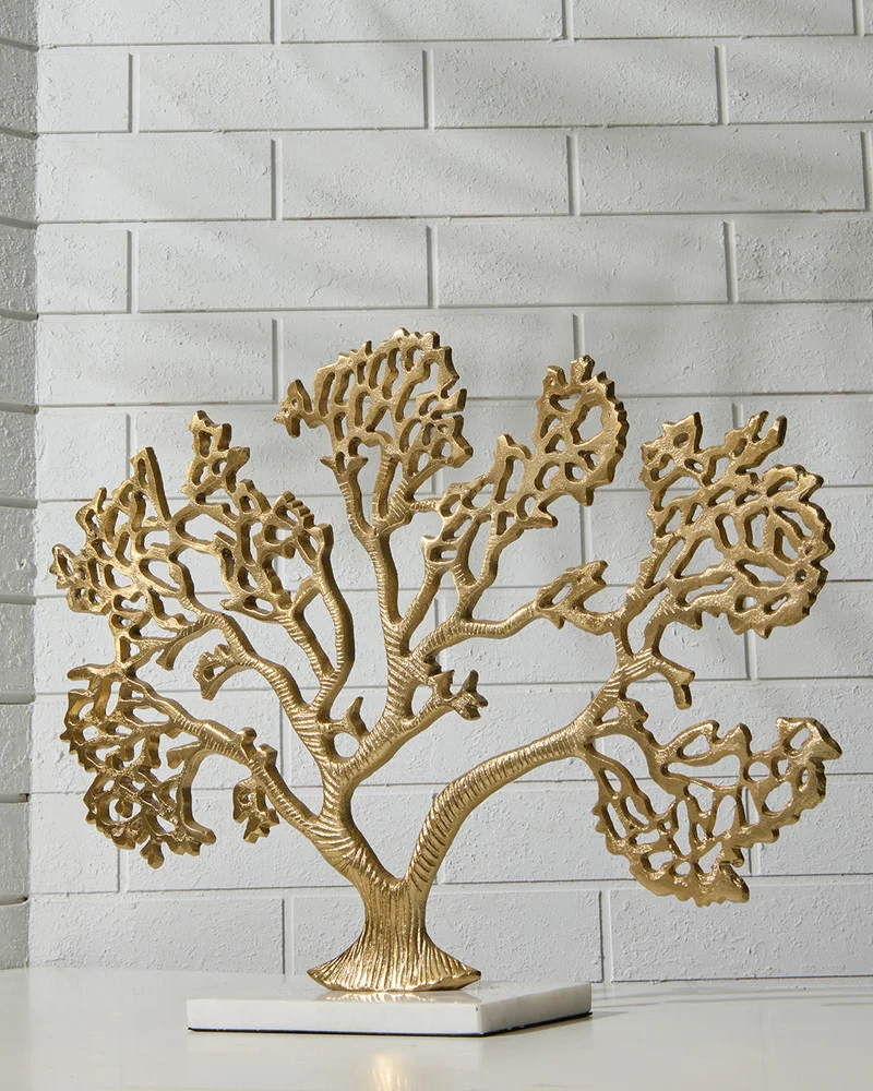 REDTAG Gold Metal Tree Decor Accent