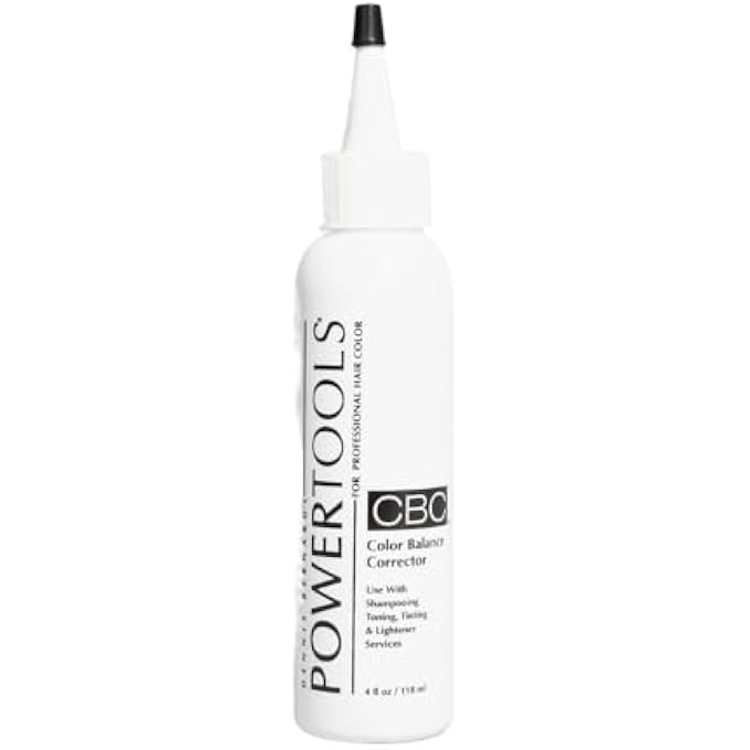 POWERTOOLS CBC, THE ORIGINAL COLOR BALANCE CORRECTOR | ELIMINATES UNWANTED TONES FROM HAIR DURING COLOR SERVICES | USE IN SHAMPOO, BLEACH, OR COLOR (4 OZ) - Image 1