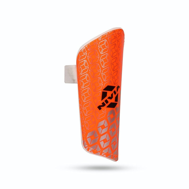 Nivia Wisdom 2018 Shinguard (Size S) Orange Compact Football Shin Protection - Image 4