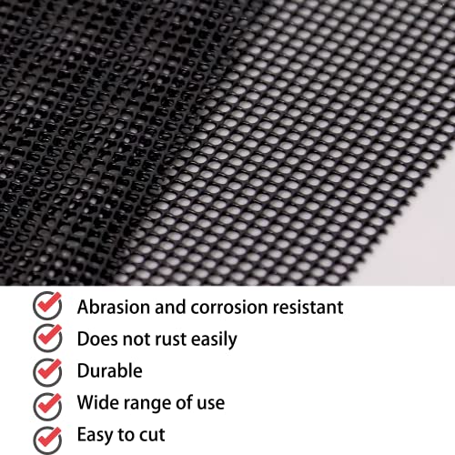 AWIORETON Stainless Steel Mesh Screen, 4 Pack 14 Mesh Hard 304 PVC Coated Stainless Steel Wire Screen for Vent, Cage, Cabinets, Security Guard, Garden (30 X 21CM) - Image 4