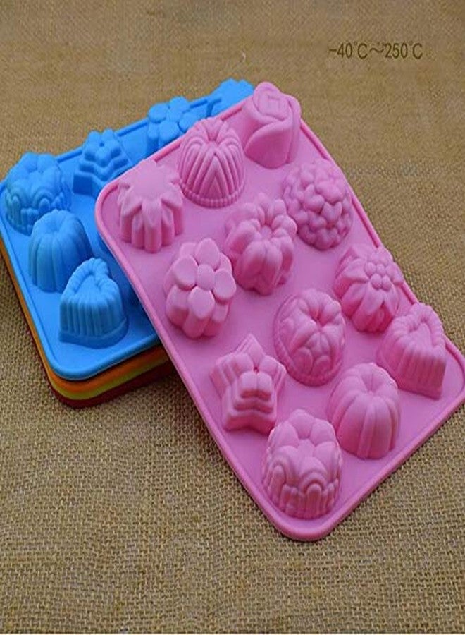 NF Noble Foods Silicone Flower and Heart Shape Molds - Image 5