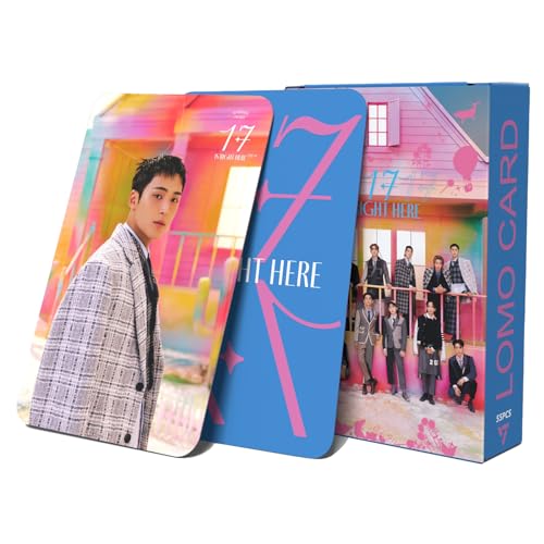 KPOPBP Seventeen Photocards 2024 New Album 17 IS RIGHT HERE Photo Cards 55 PCS Kpop Merchandise Gift for Carat Fans - Image 1