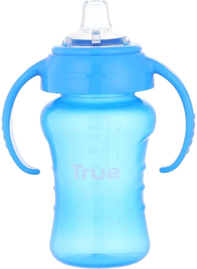 True Non-spill Cup with Weighted Sstraw 270ml – Blue - Image 3