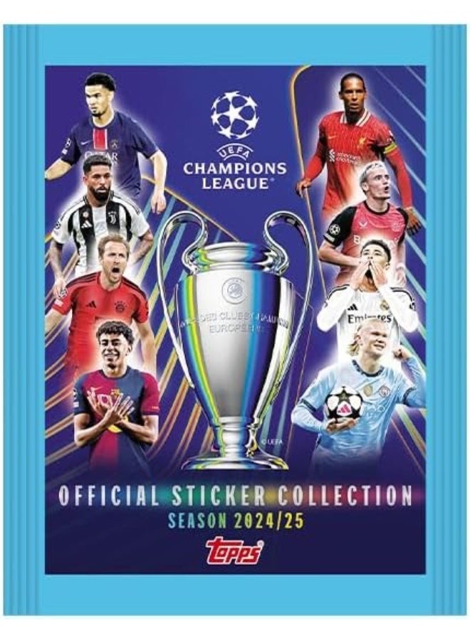 Topps UEFA Champions League Official Sticker Collection Season 2024/25 Packets