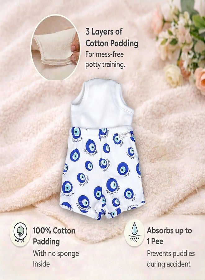 SNUGKINS Potty Training Shorts for Toddlers & Babies Cotton Training Pull up Pants Reusable & Washable Diaper-Free Innerwear for Boys & Girls - Image 2