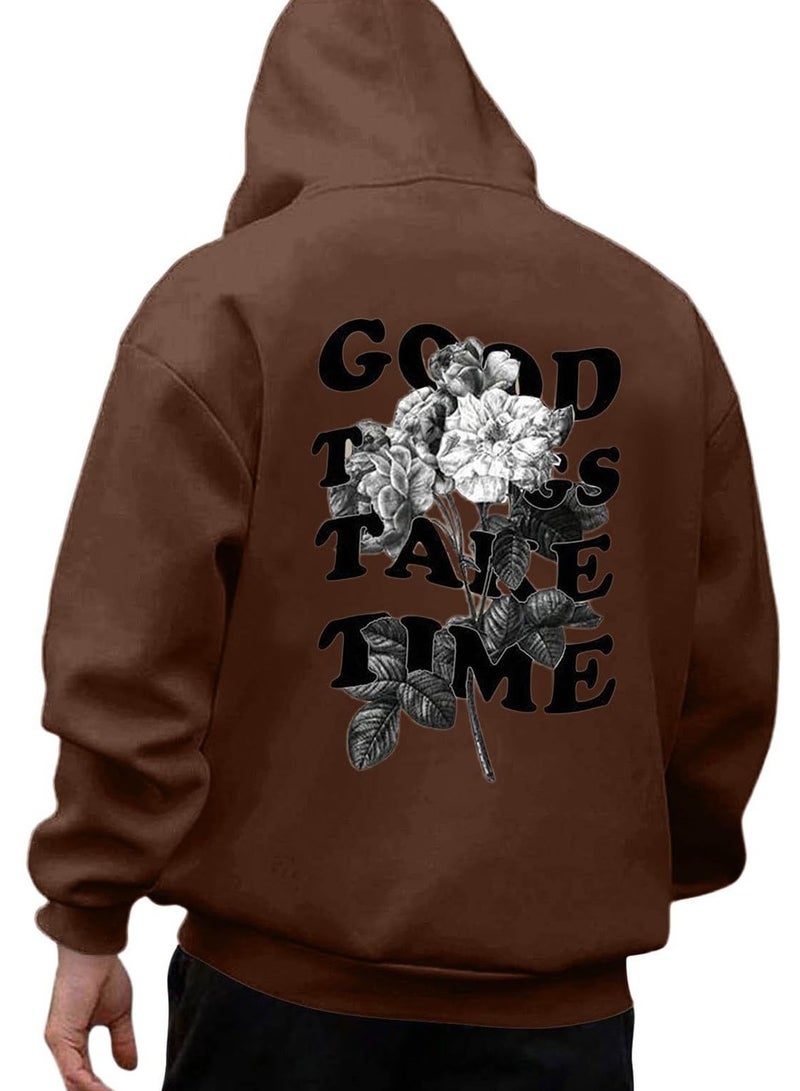 KUYING New Oversized Loose Hooded Sweatshirt  - Image 1
