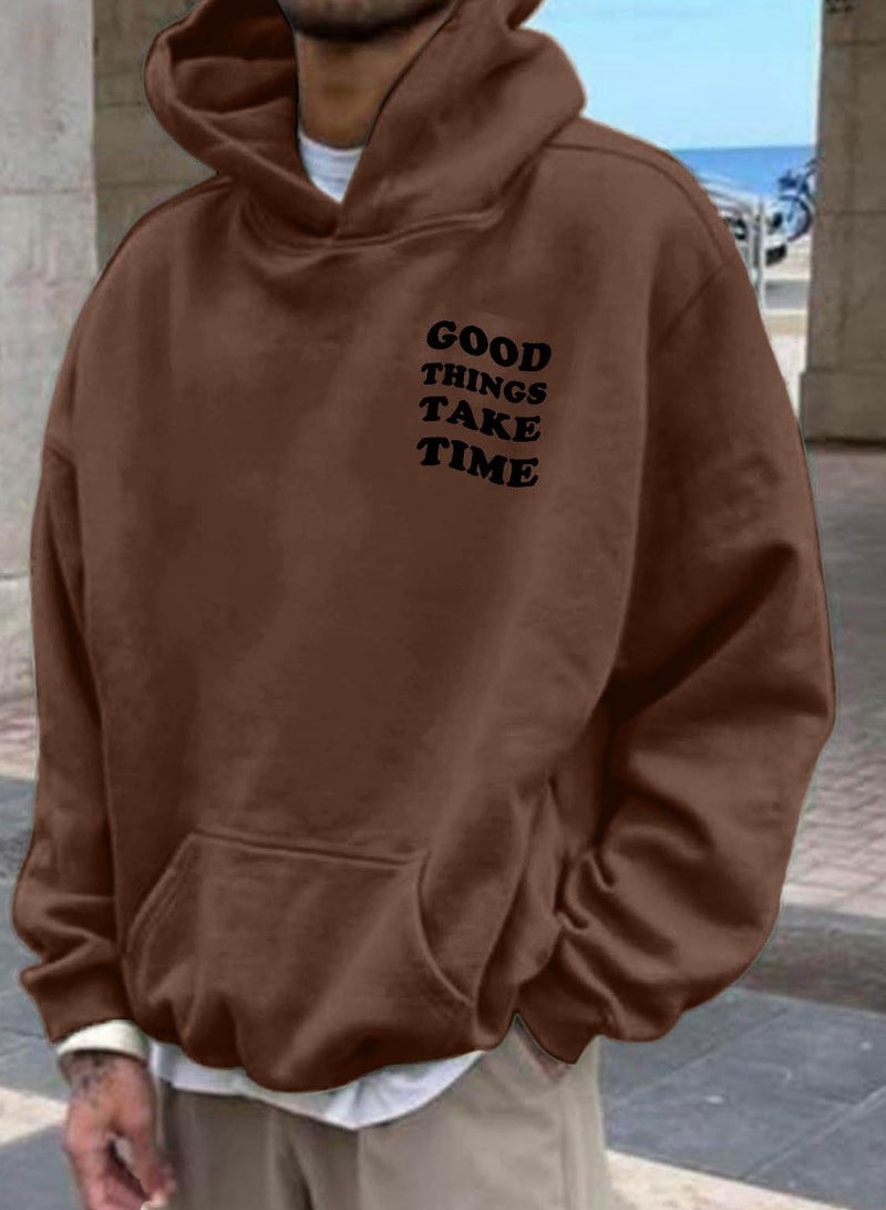 KUYING New Oversized Loose Hooded Sweatshirt  - Image 2