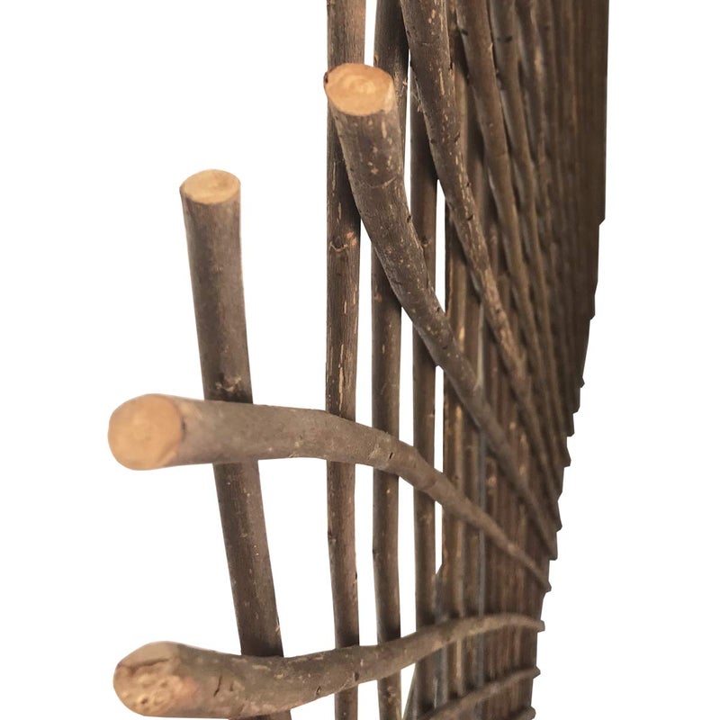 LANDGARDEN Expandable Garden Trellis Plant Support Willow Lattice Fence Panel for Climbing Plants Vine Ivy Rose Cucumbers Clematis - Image 3