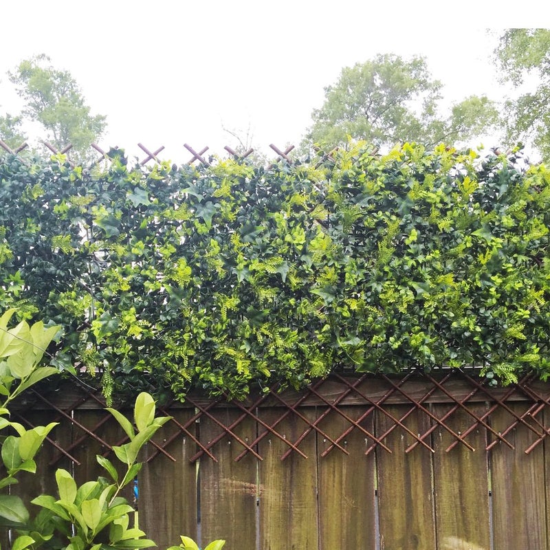LANDGARDEN Expandable Garden Trellis Plant Support Willow Lattice Fence Panel for Climbing Plants Vine Ivy Rose Cucumbers Clematis - Image 5