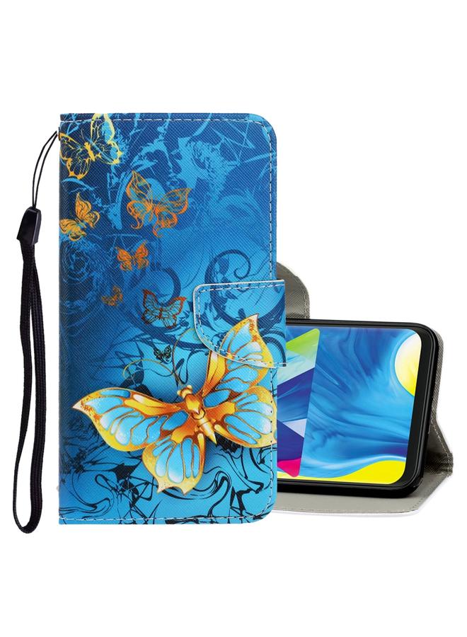 S-TOP Case For Galaxy A20e 3D Colored Drawing Horizontal Flip PU Leather Case with Holder & Card Slots & Wallet - Image 1