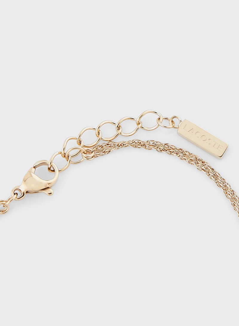 LACOSTE Bracelet with a Heart Charm - Image 3