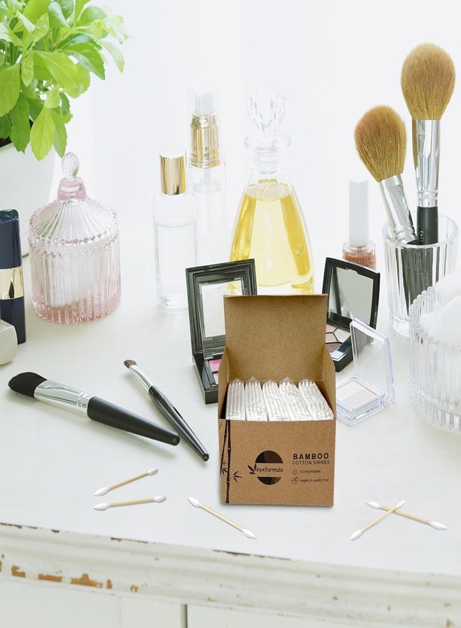 eyxformula 500 Count Pointed Tip Cotton Swabs - Double Precision Tips with Bamboo Sticks - Pointy Cotton Swabs for Makeup & Nail Polish Touch-ups, Cosmetic Application, Art & Crafts, Detailed Cleaning - Image 4