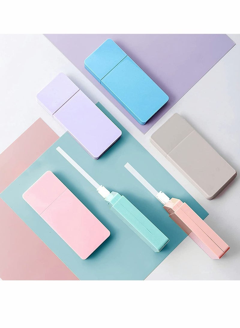 KASTWAVE Correction Tapes, 6 Pack Mini Simple INS style White Correction Tape, Tape Eraser,Correction Tape White Tape, Correction Tape Eraser for School Office Home Supplies - Image 1