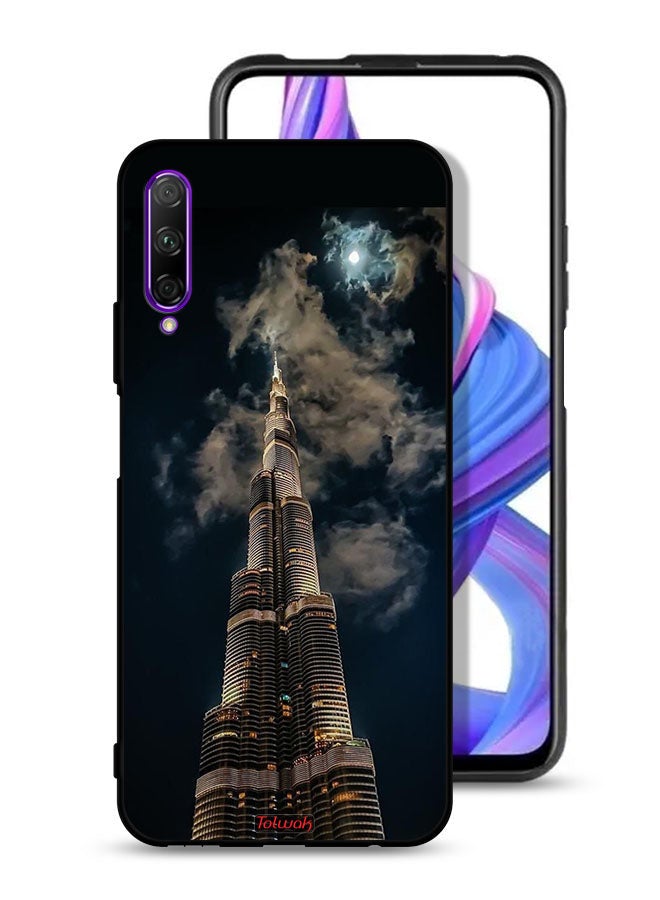 Tolwak Huawei Y9s Protective Case Cover Burj Khalifa In Night - Image 1