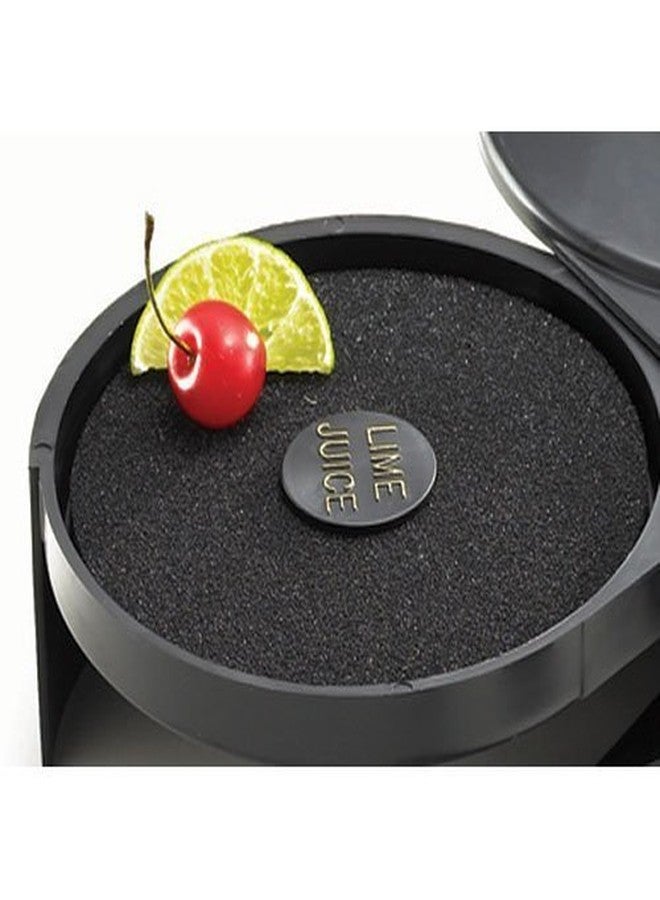 نيو ستار فود سيرفيس إسفنجات بديلة من نيو ستار فود سيرفيس لحواف أكواب البار (مجموعة من 4 قطع)، أسود - Image 3