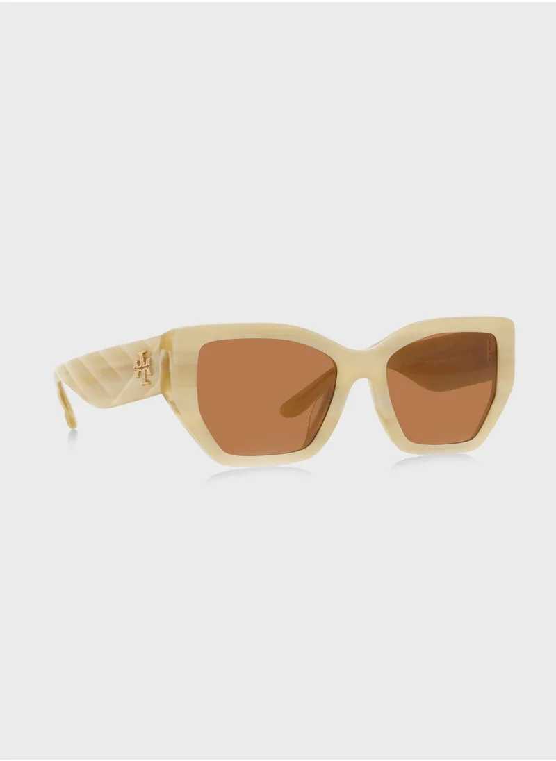 Tory Burch 0Ty7187U Pentagon Sunglasses