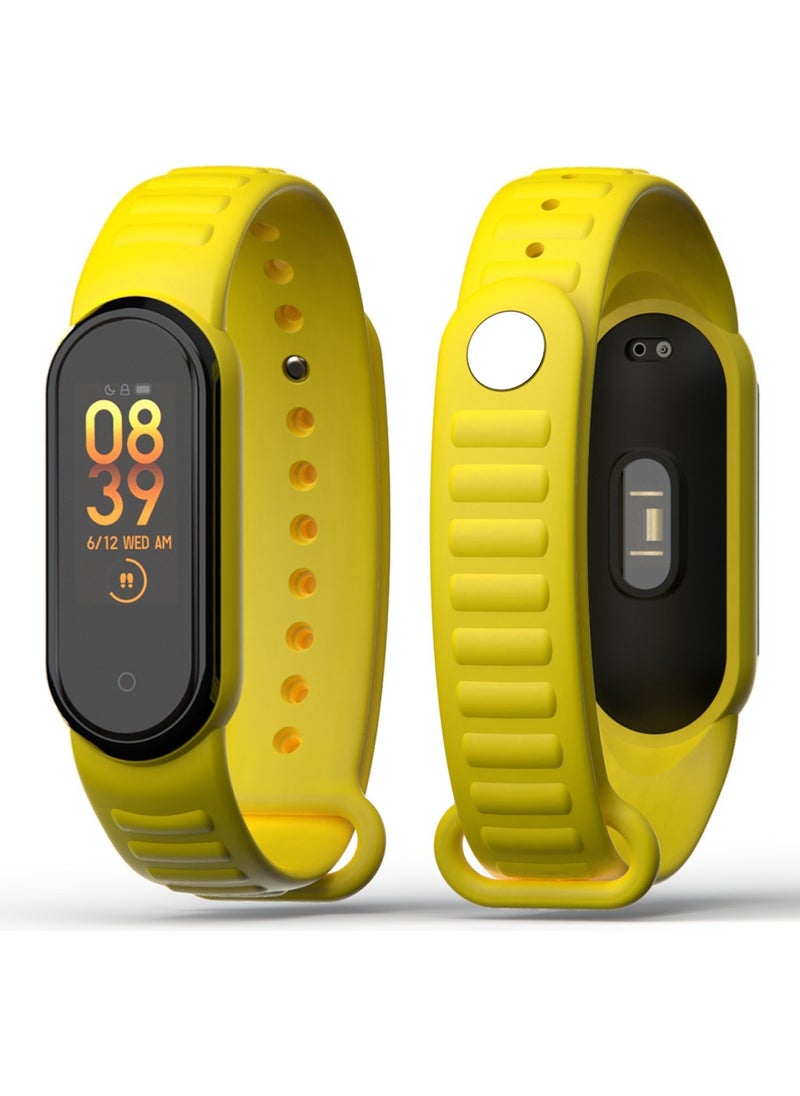 APEXEL Xiaomi Mi Band 5/6 Compatible Loop Patterned Silicone Band 