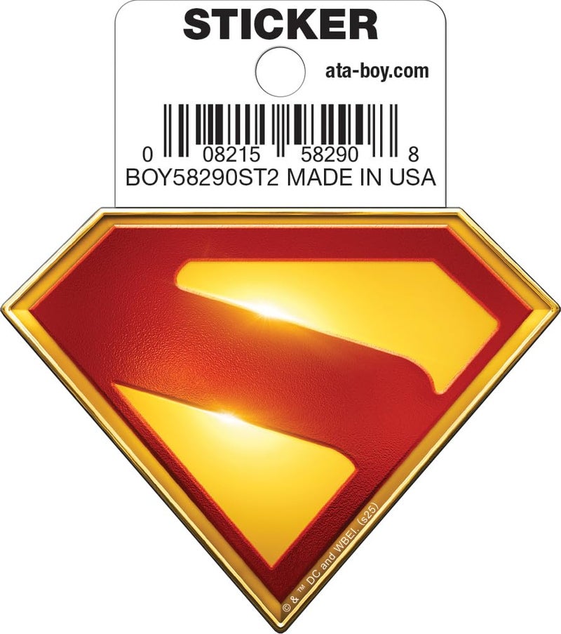 Ata-Boy Superman 2025 Logo 3" Die Cut Sticker - Image 4