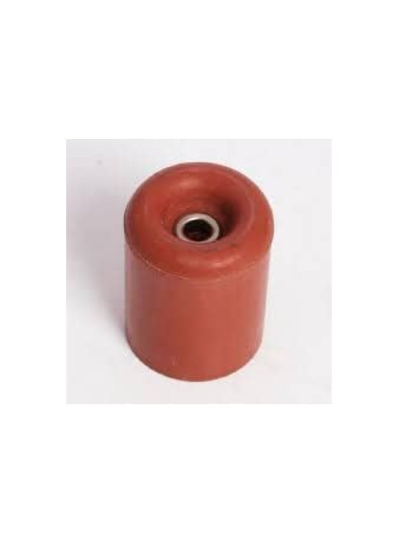 KNP KNP Red Rubber Door Stopper Heavy Duty Door Stopper (25MM) to prevent doors from slamming, protecting walls, and keeping doors securely in place. 