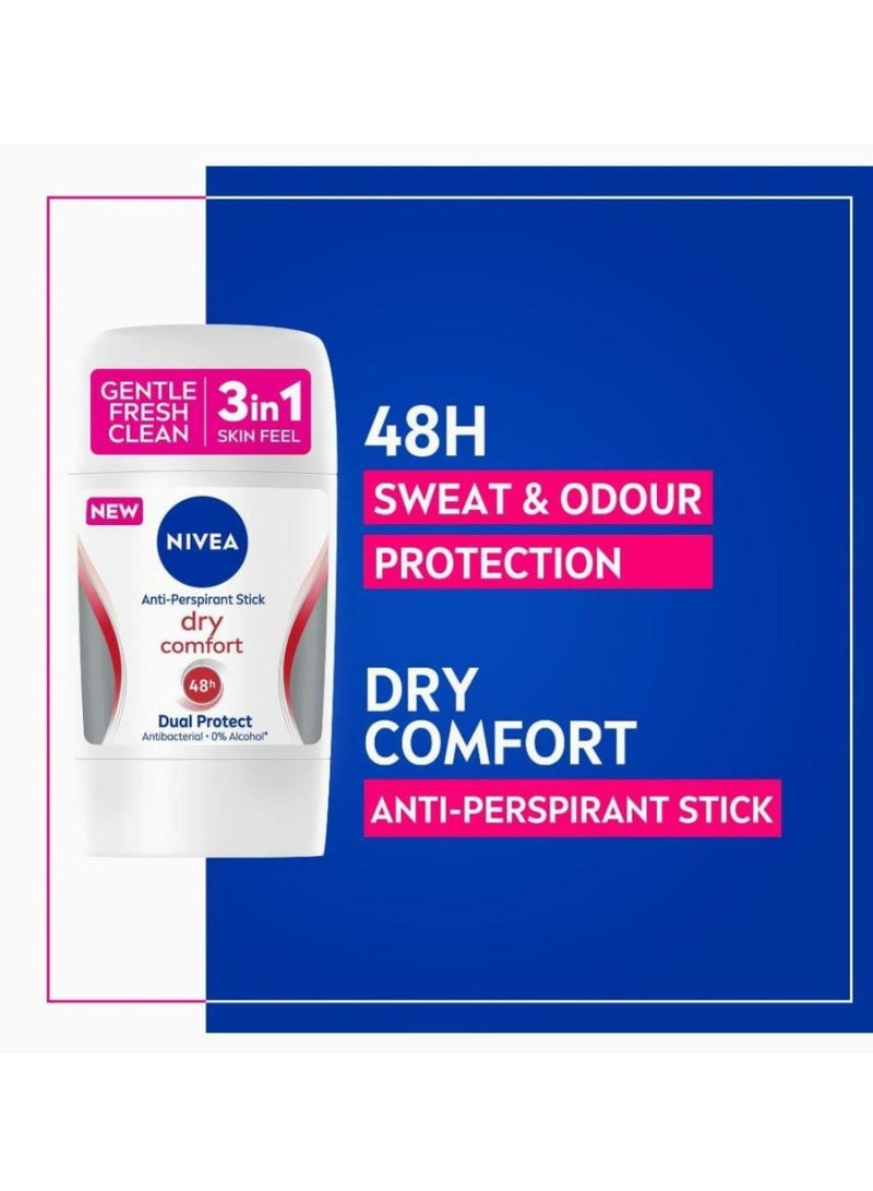 نيفيا ستيك مضاد للتعرق للنساء حماية 48 ساعة جفاف سريع كومفورت 50 ملليلتر - Image 2