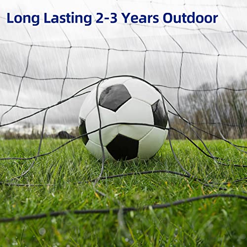 Wiseek Soccer Backstop Net, 10x15ft High Impact Barrier Net, Nylon Sport Netting, Rebounder Behind Goal (Installation Rope Included) - Image 4