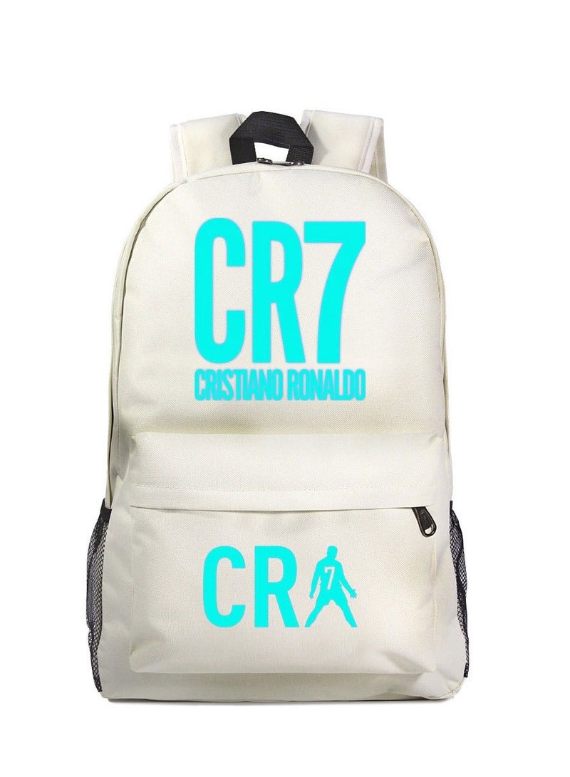 CR7 Blue Luminous Youth Casual Backpack