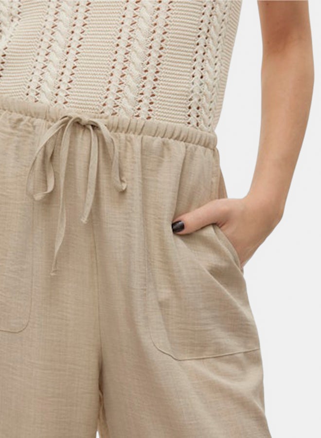 VERO MODA VERO MODA Womens Melaney Highwaist Loose Pant  - Image 3