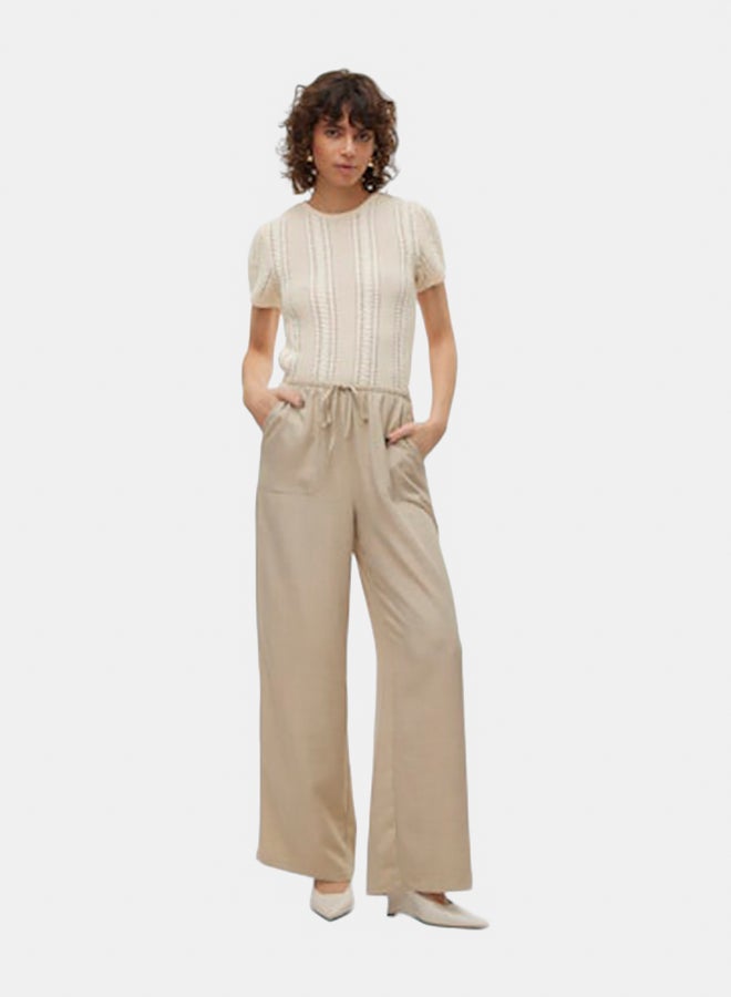 VERO MODA VERO MODA Womens Melaney Highwaist Loose Pant  - Image 1