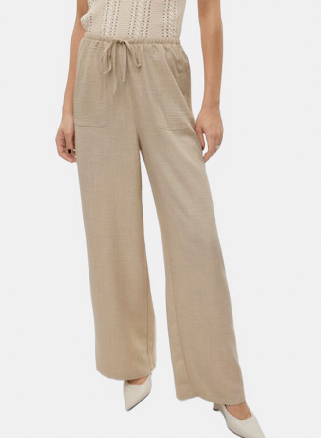 VERO MODA VERO MODA Womens Melaney Highwaist Loose Pant  - Image 2