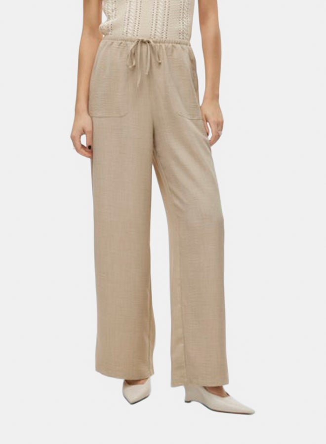 VERO MODA VERO MODA Womens Melaney Highwaist Loose Pant  - Image 4