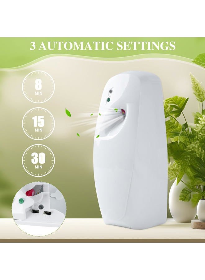 Bigwe Automatic Air Freshener Dispenser, Home indoor Wall-mounted Automatic Adjustable Fragrance Aerosol Sprayer for Bathroom, Hotel, Office and Public Area,White,Air Freshener Spray Refill not included - Image 3
