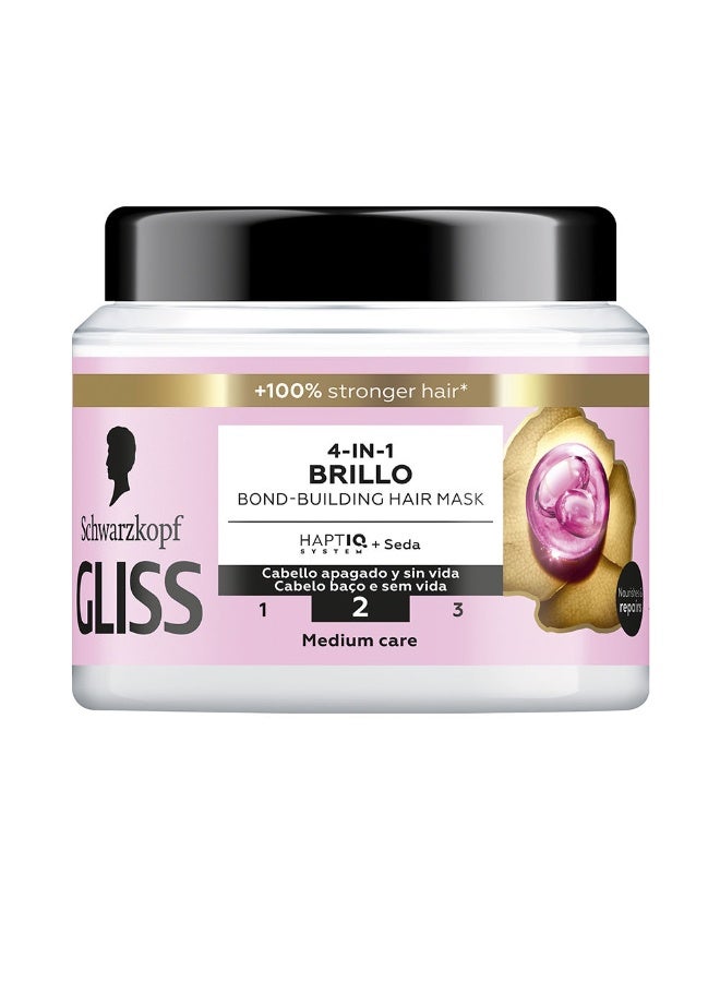Schwarzkopf Gliss Liquid Slik 4-in-1 Mask 400ml - Image 3