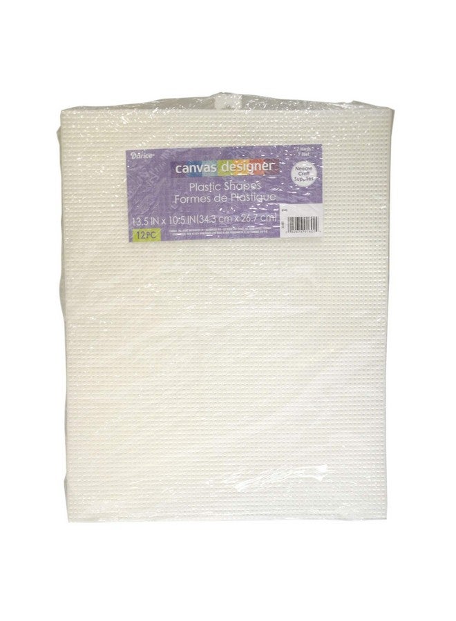 داريس #7 قماش شبكي بلاستيكي - قماش إبرة للحرف اليدوية والغزل ومنظفات الأنابيب والمزيد - شفاف، 10.5 بوصة × 13.5 بوصة - 12 قطعة - Image 2