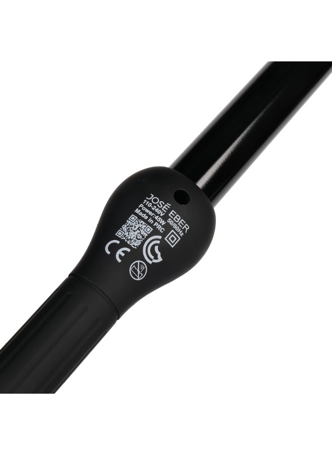 JOSE EBER - Prostyle 25Mm Clipless Curling Iron, Negative Ions Hair Curler- Ceramic Wand For Stunning Beach Waves And Long-Lasting Curl - Black - Image 1