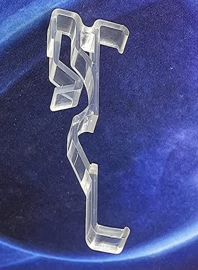 Cutelec 10pcs Valance Clips 2-1/2'' Window Blinds Hidden Clip Retainer Holder Clear Plastic for Horizontal Blinds Valance with 2.5" in Width - Image 5