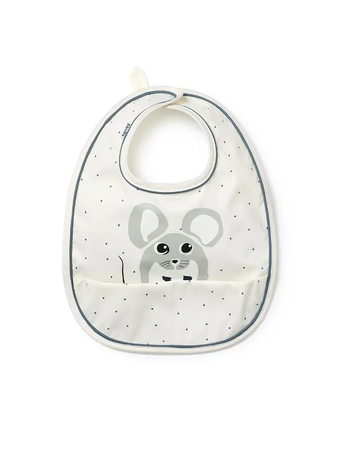 Elli Junior Mouse Gift Set- Hooded towel/Bib/Pacifier clip with Gift Box