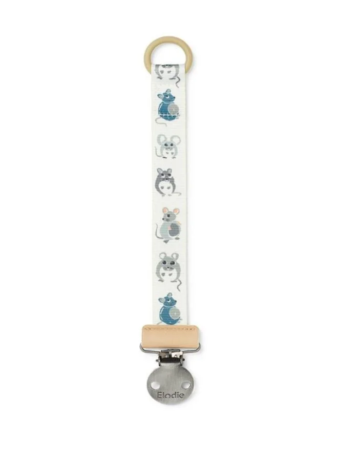 Elli Junior Mouse Gift Set- Hooded towel/Bib/Pacifier clip with Gift Box
